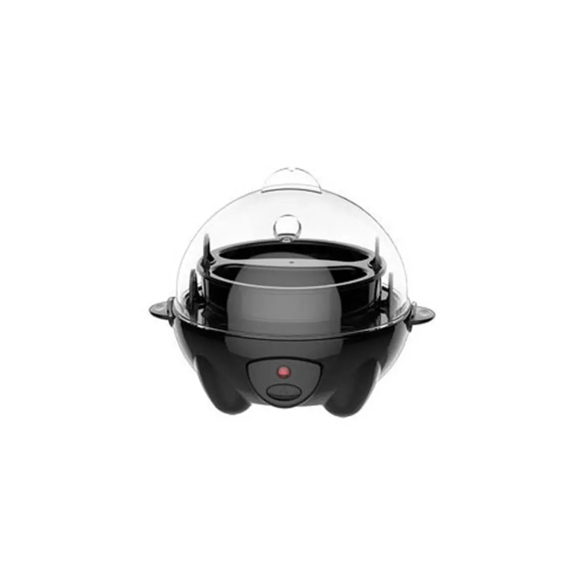 Brentwood Appliances TS1045BK 7-Egg Stainless Steel Electric Cooker, BPA-Free, with Auto Shut-Off, Buzzer, Boil Eggs Function, Dishwasher-Safe Removable Parts, Black