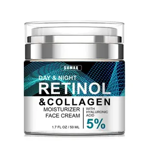 Retinol Moisturizer Collagen Cream for face, Day And Night, 50ml 1.7 fl OZ