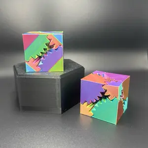 3D Printed Interlocking Fidget Cube | Sensory Desk Toy, Stress Relief