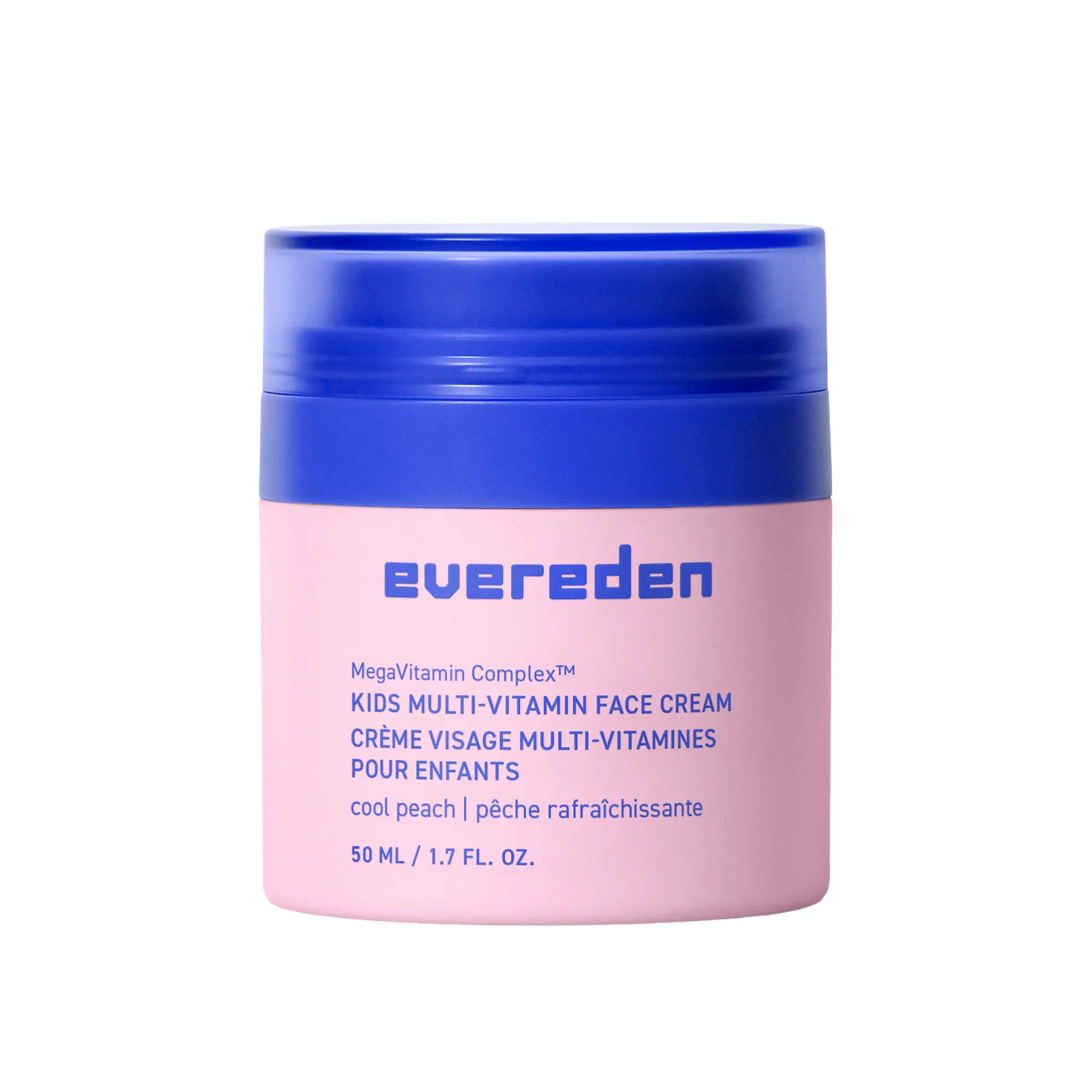Evereden – Multi-Vitamin Face Cream | Kids Daily Moisturizer | Cool Peach or Melon Juice