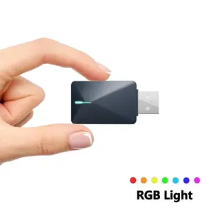 Wireless Carplay Adapter Wireless 2 in 1 Wireless Android Auto Car Adapter, Wireless Carplay Dongle Convert Wired to Wireless for Android/iPhone, Plug and Play Car Adapter