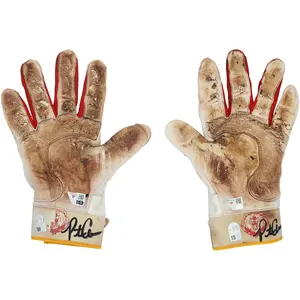 Pete Alonso New York Mets Autographed Game-Used White Nike Batting Gloves from the 2025 MLB Season - HH98515758-59 - Fanatics Authentic Certified