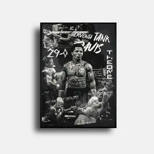 Gervonta Davis "THEONE" Poster, High Quality Paper Print, Un Frame Decor Decoration