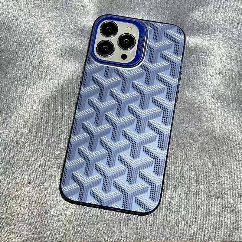 Unique Y-Pattern Phone Case Combining A Symmetrical Y-Geometry Pattern For iPhone 17.16.15.14.13.12.11.X.XS.XSMAX.XR.8.7 durable tpu cover shockproof anti-fall phone case