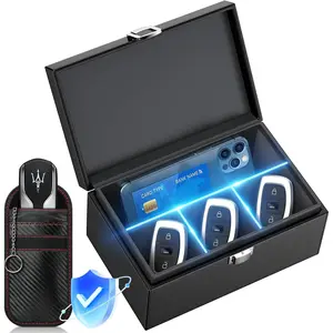 Faraday Box for car keys,Faraday Cage for Singnal Blocking (Extra Large(6-12keys))