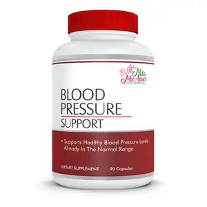Blood Pressure Support | Helps Normalize Blood Pressure Naturally with Whole Food Extracts, Vitamins, Minerals, Herbs | 90 Capsules