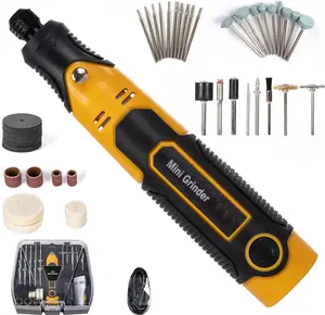 Resin Drill 3D Printed Resin Cured Sanding and Polishing Tool Kit with Diamond Burrs Cut-Off Wheels Sanding Drums for Engraving Polishing Cutting Resin Crafts