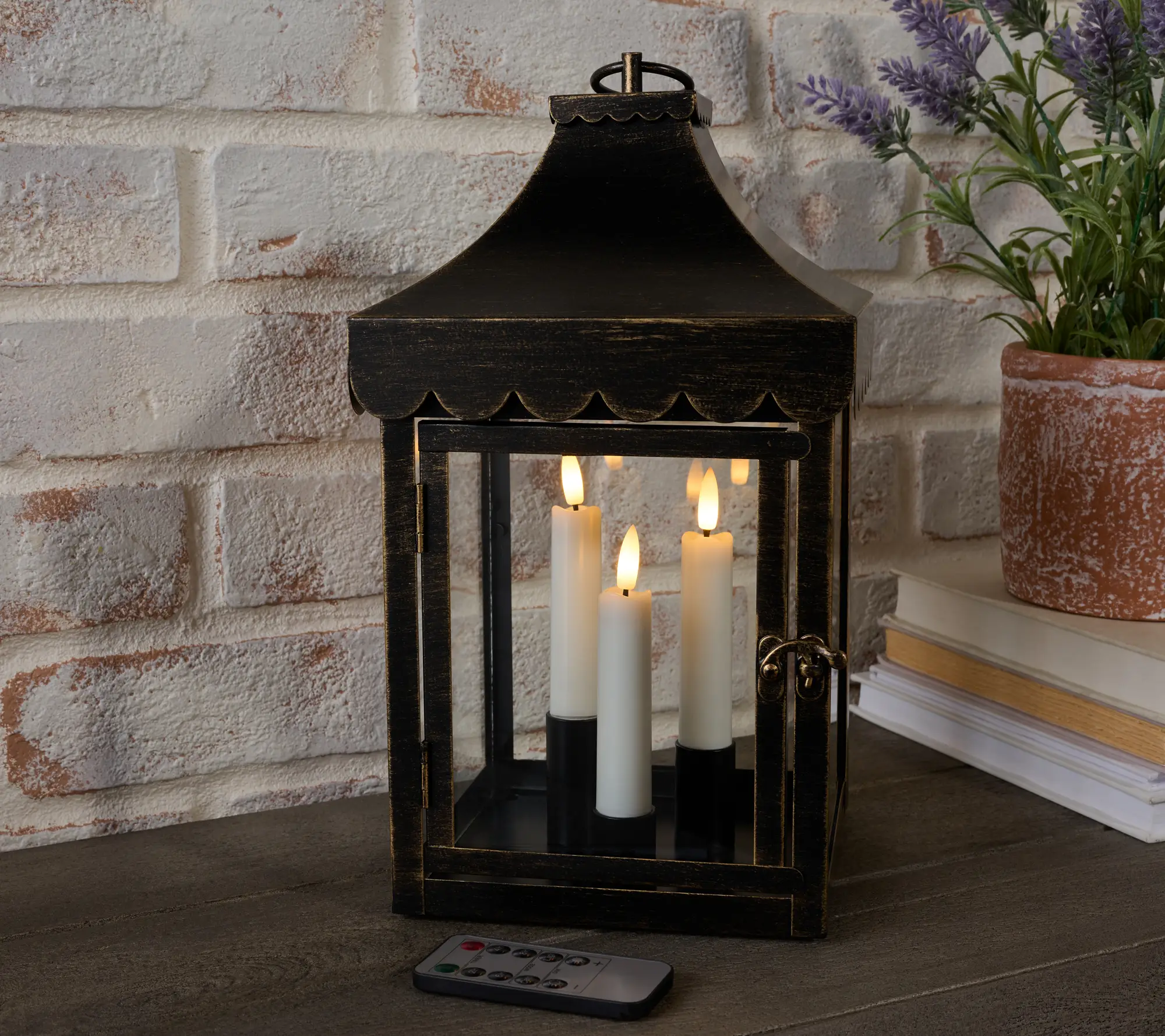 Home Reflections Indoor/Outdoor Flameless Spring Lantern