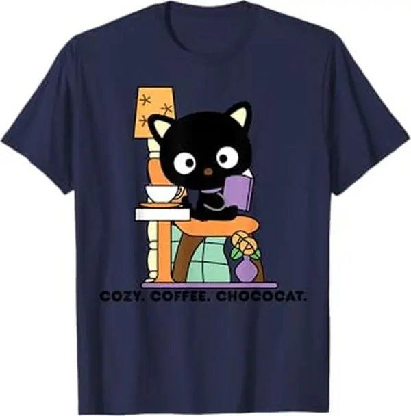 Chococat Cozy Coffee Cafe T-Shirt