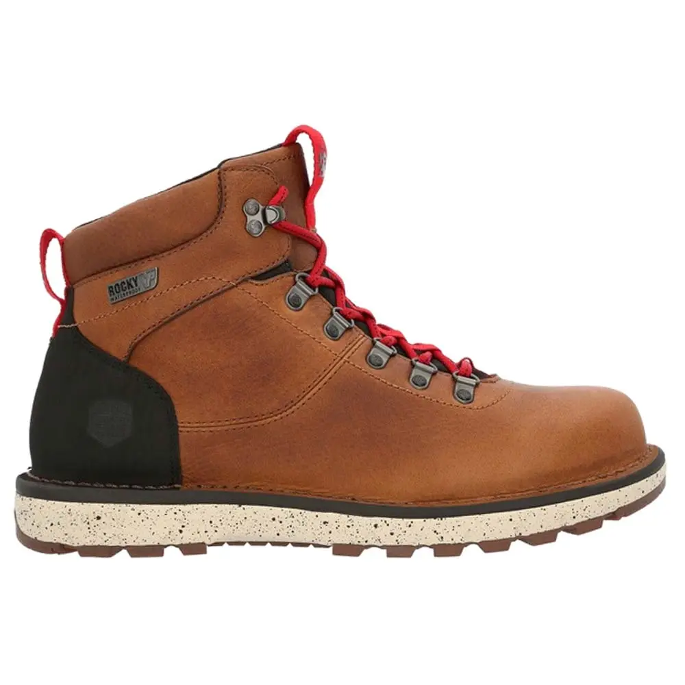 Rocky Mens Legacy 32 Waterproof Round Toe Hiking Hiking Casual Boots Ankle - Brown