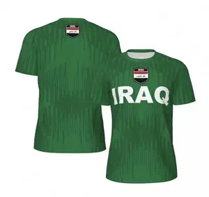 لو عراقي… لازم هذا التيشيرت  Iraq Fan T-Shirt  Game Ready Football
