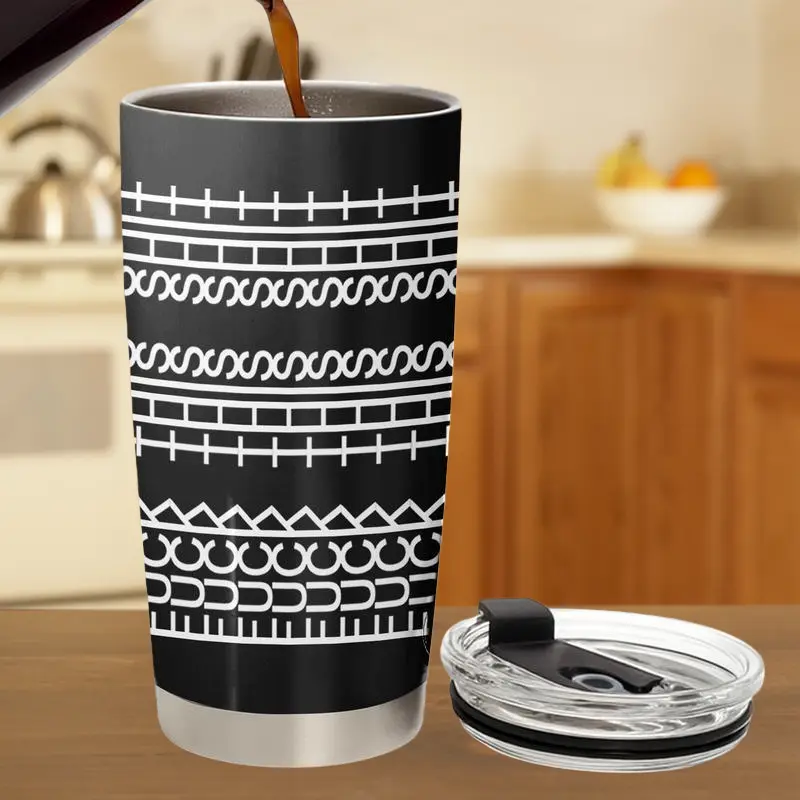 20 Oz Stainless Steel Hidden Message Tumblers, Sarcastic Design Funny Coffee Mug for Coworkers & Work Besties Unique, Gift Idea for Women Men, Tumbler Gifts For Coworker, Black Leak Proof Sarcastic and Funny I'm Fine Message Ceramic Mug.