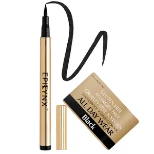 Allergen-Free Waterproof Eyeliner | 10 Color Shades | Precise Smudge-Proof Formula | Gluten-Free Vegan Nut-Free | 2mL