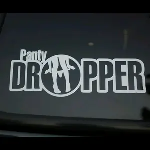 Panty dropper decal for cars and truck windows stickers Vehicle Exterior Decoration Stylish Car Merch