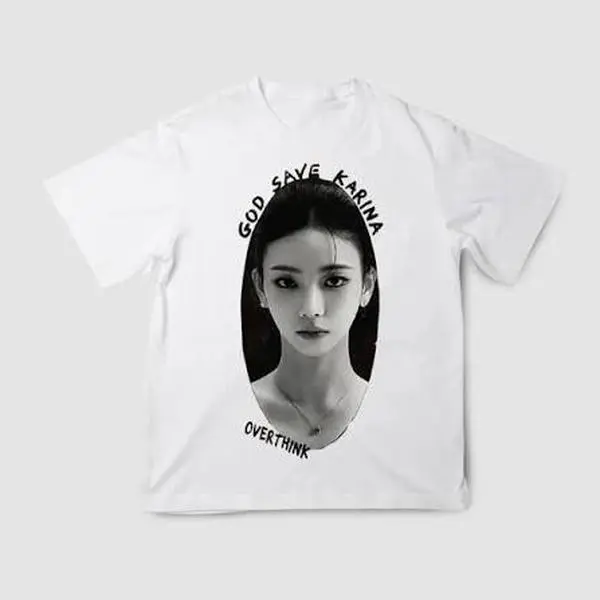 Karina Vintage Graphic K-Pop Tee T-Shirt