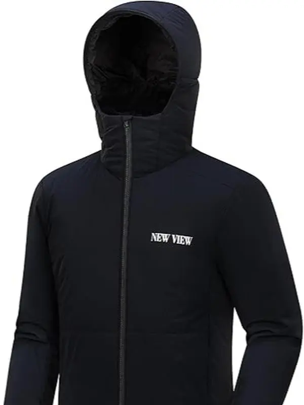 NEW VIEW Men’s Lightweight Hooded Puffer Jacket, Packable Insulated Hunting Outerwear for Fall & Winter