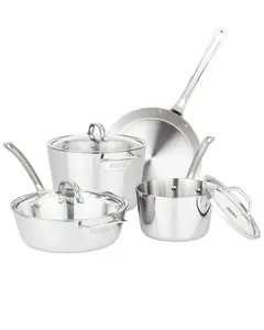 Viking Contemporary 3-Ply Stainless Steel 7pc Cookware Set