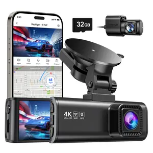 REDTIGER Dash Cam Front Rear, 4K/2.5K Full HD Dash Camera for Cars, Included 32GB Card, Built-in Wi-Fi GPS, 3.16” IPS Screen, Night Vision, 170°Wide Angle, WDR, 24H Parking Mode(F7NP) Holiday Haul