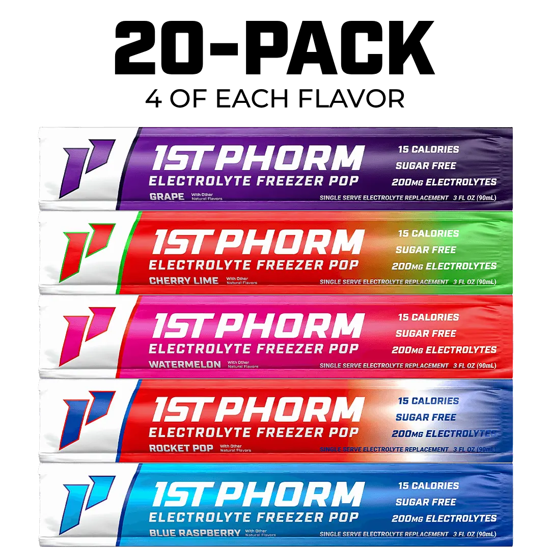 1st Phorm Electrolyte Freezer Pops (20ct) | Hydration Support Popsicles