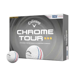 Callaway Golf Chrome Tour Triple Diamond Triple Track Golf Balls in White