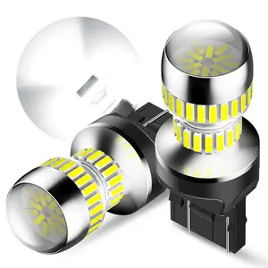 AUXITO 7443 LED Bulbs, Amber Yellow, 7440 7443R LED Bulbs T20 7441 7444 LED Lights for Brake Tail Lights, Pack of 2