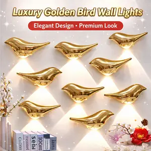 Motion Sensor Bird Wall Light 2PC / 8PC – Rechargeable Magnetic LED Night Lights, No Wiring for Bedroom Hallway Bathroom