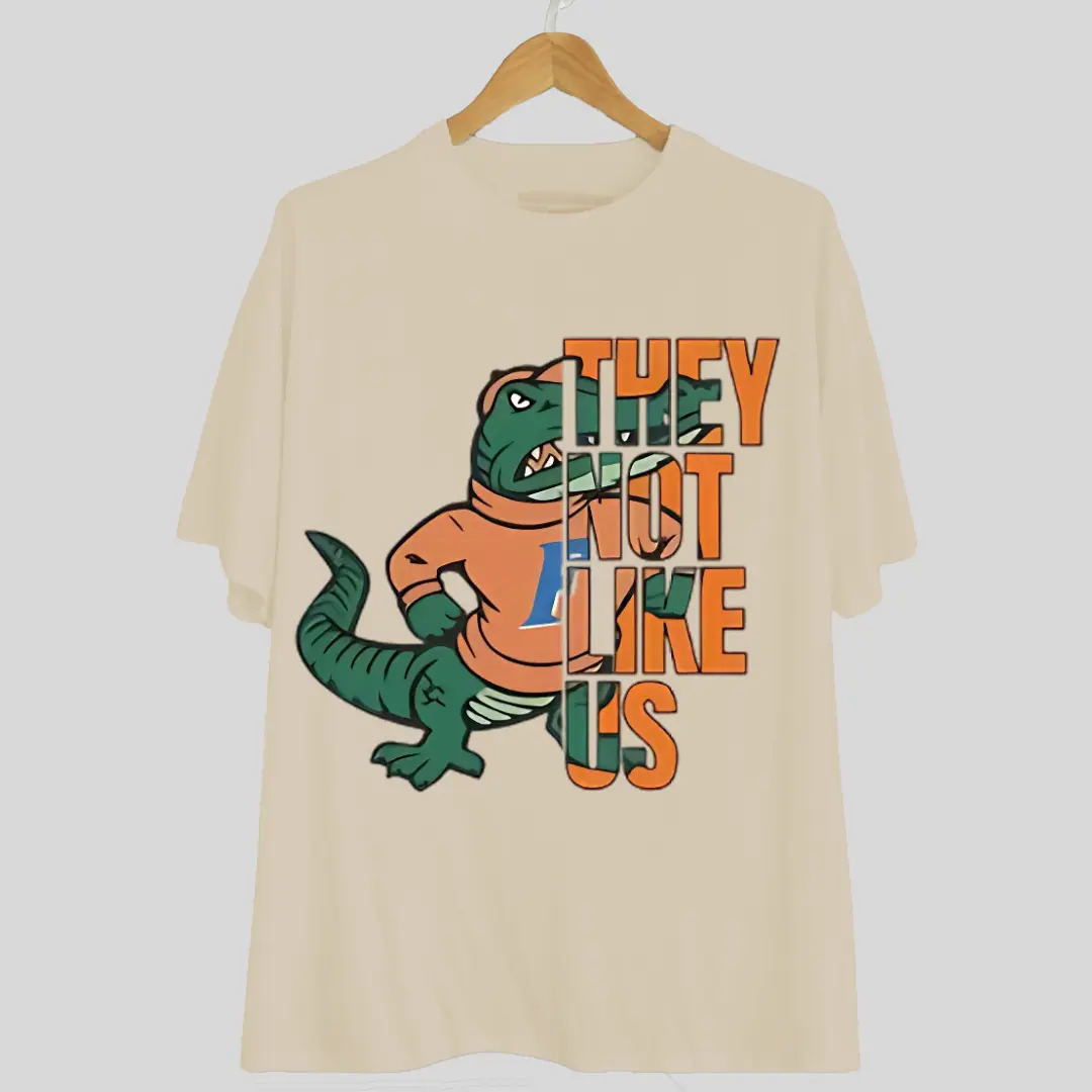 Classic Floridaaa Gatorss 1853 Football Shirt - "They Not Like Us" Vintage Fan Tee