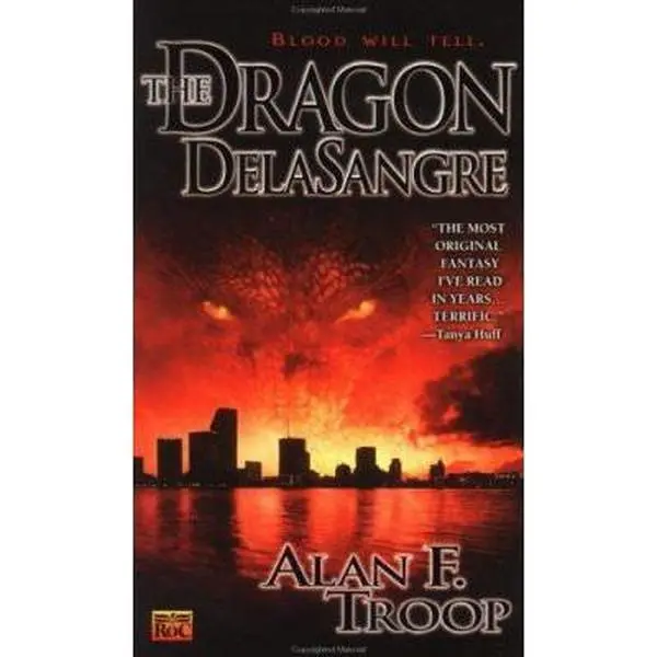 USED Book - The Dragon Delasangre by Alan F. Troop (Unknown) - english