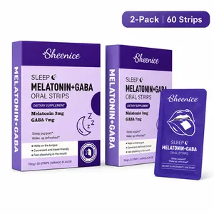 Sheenice Fast-Dissolving Mango Sleep Strips 2 Bundle, Natural Sleep Aid for Adults & Kids with Melatonin 3mg for Calm Support & Alternative to Sleeping Pills & Gummies – 60 Strips