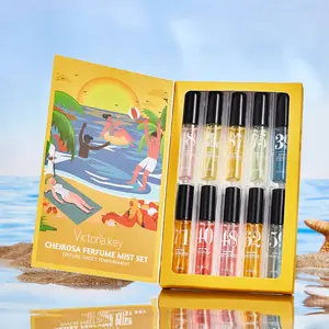 Elegant Brazilian Women's Digital Perfume Set, Fragrance Gift Set, Perfumes Set, 10 Bottles X 5ML, Warm Christmas Food Scent, Perfect for Dates, Parties, Weddings, Daily Use, Fragrance Ensemble