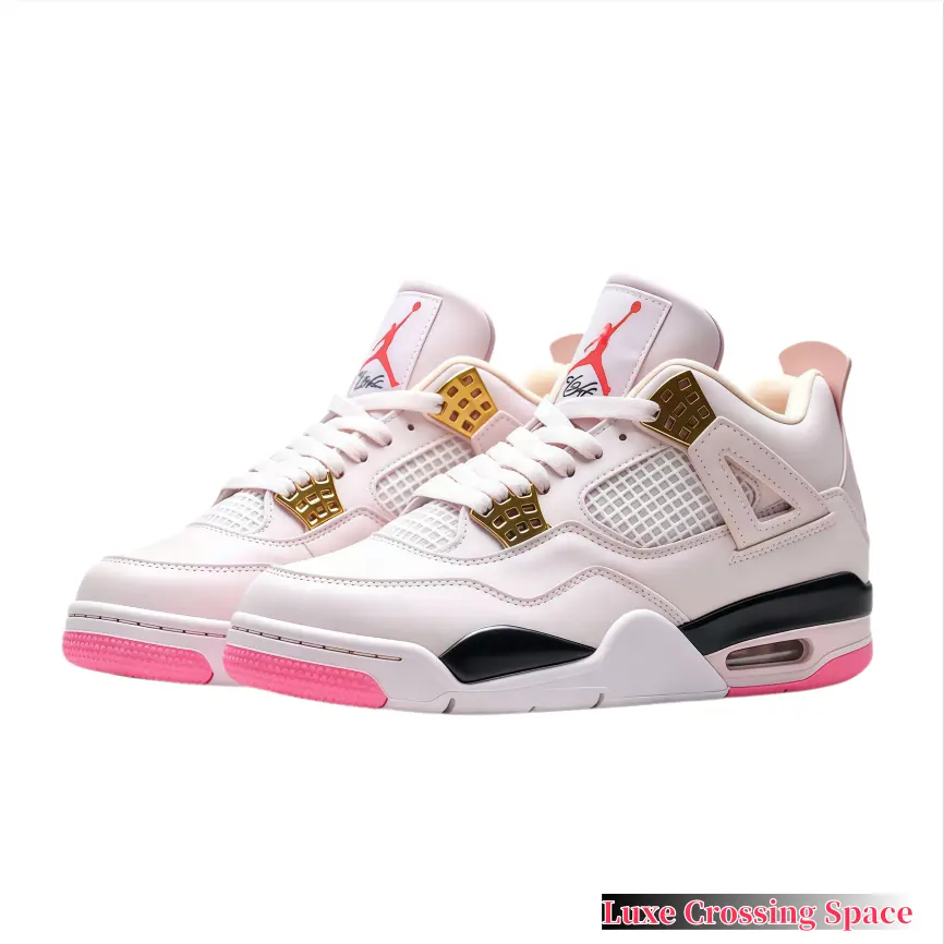 Brand New Retro Blush Pink Athletic Sneakers - Breathable Mesh for Constant Comfort, Built-In Air Cushion to Ease Landing Impact & Relieve Ft Fatigue, Stable Supportive Structure for Street Fashion (Full Size Selections)