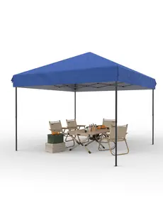【GARVEE】10x10 1-Person Setup Pop Up Canopy Tent, Instant Portable Commercial Canopy Tent,Easy Outdoor Sun Shade for Events, Parties, Camping ,White