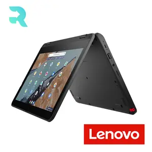 Refurbished Lenovo 300e Chromebook 11.6" Touchscreen Laptop MediaTek MT8173C 4GB RAM 32GB eMMC Black (Excellent Condition)