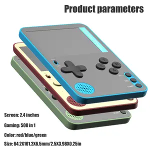 R36S Handheld Game Console 500 Classic Games LCD Portable Retro Video Mini Game Console Rechargeable with High-Definition IPS Screen Great Gift for Kids and Adults Gaming Stuff - Controller