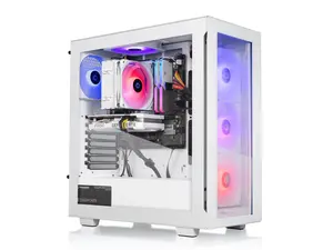 Thermaltake LCGS View i460T Gaming Desktop (Intel Core i7-14700F, ToughRam 32GB DDR5 5600MT/s RGB Memory, NVIDIA GeForce RTX 4060 Ti, 1TB NVMe M.2, Wifi, Windows 11) V35S-B760-B6T-LCS