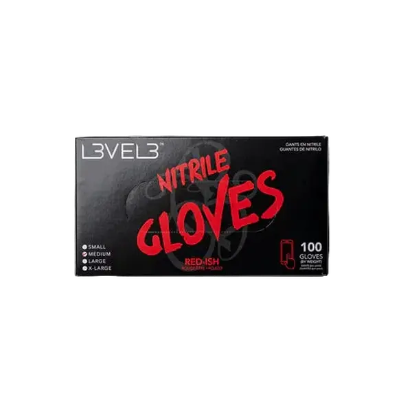 Level 3 Nitrile Rubber Gloves, Latex-Free Abrasion-Resistant Disposable Gloves in a Box for Home Care Cleaning Supplies