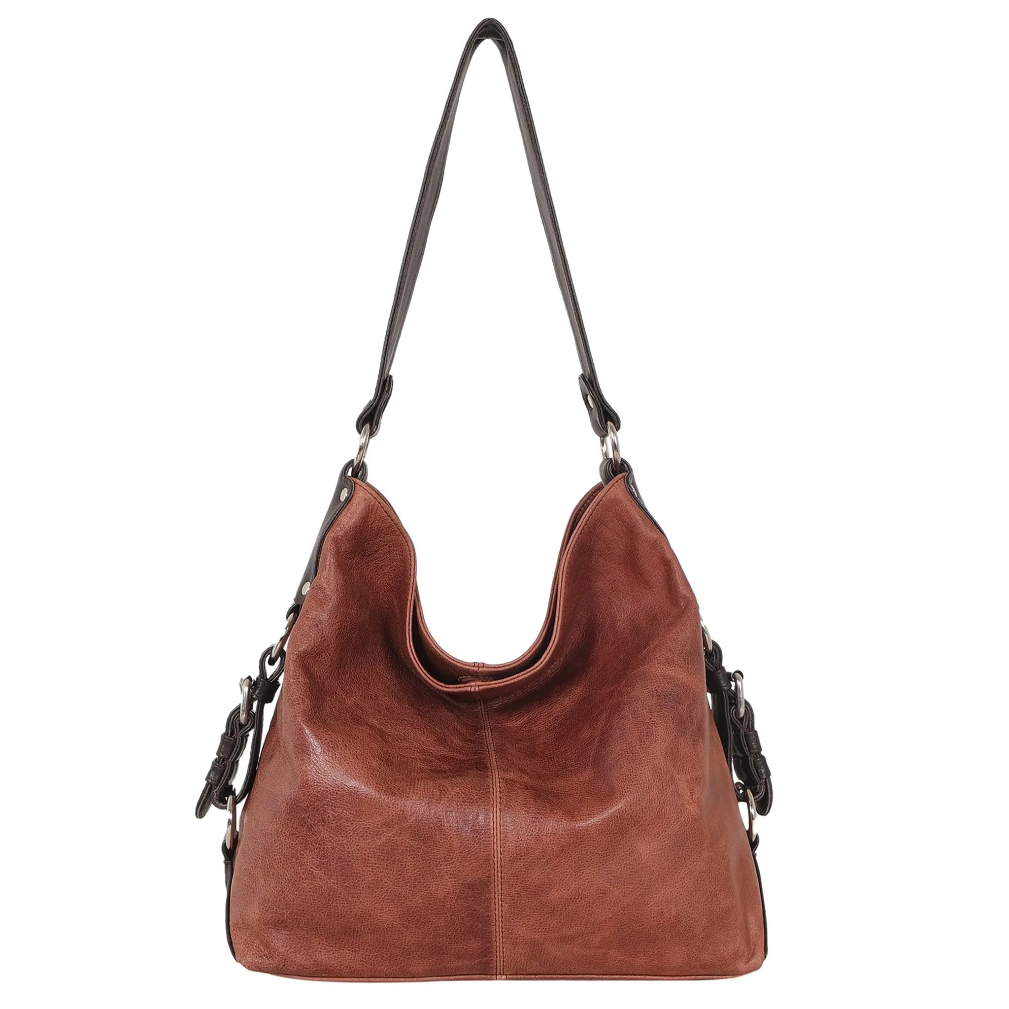 Simone Md Leather Shoulder Bag