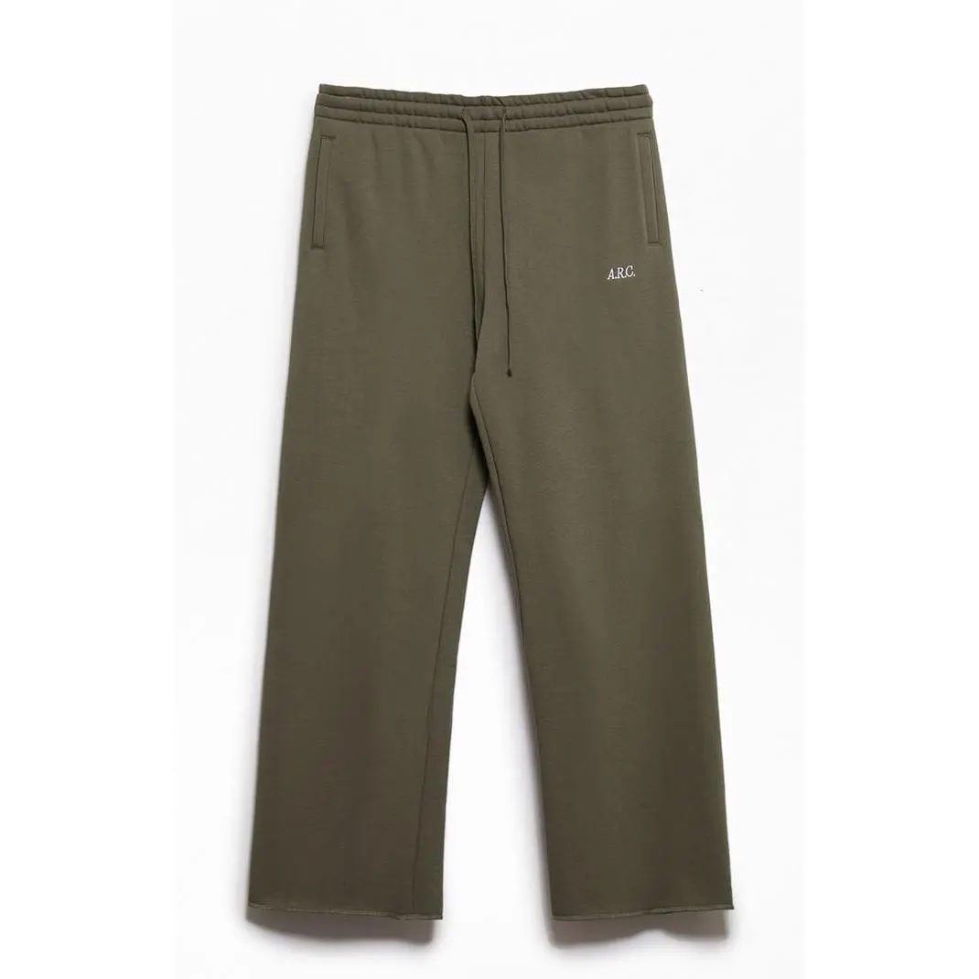 A.R.C. Men's Green Standard Fleece Wide Leg Sweatpants