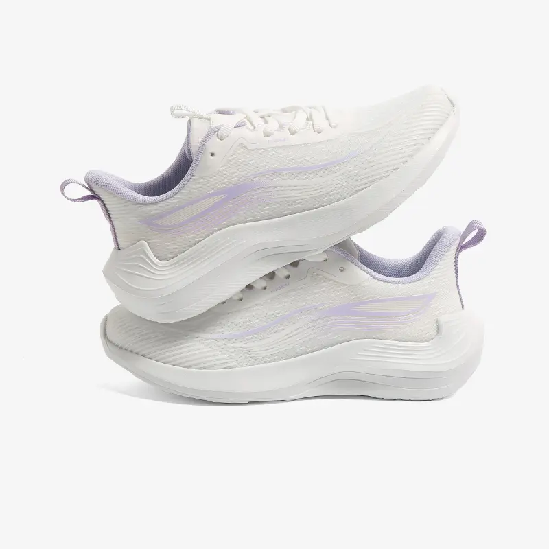 HUANQIU Women's Casual Trainers - Lightweight Breathable Flyknit Mesh Fabric, Synthetic Cloth, Comfort Cushion, Non-Slip Shock-Absorbing, Ergonomically Designed for Running, Gym, Casual Everyday Streetwear