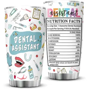 Dental Assistant Appreciation Gifts for Women,Dental Assistant Week Gifts,Travel Coffee Tumbler Mug Cup 20oz