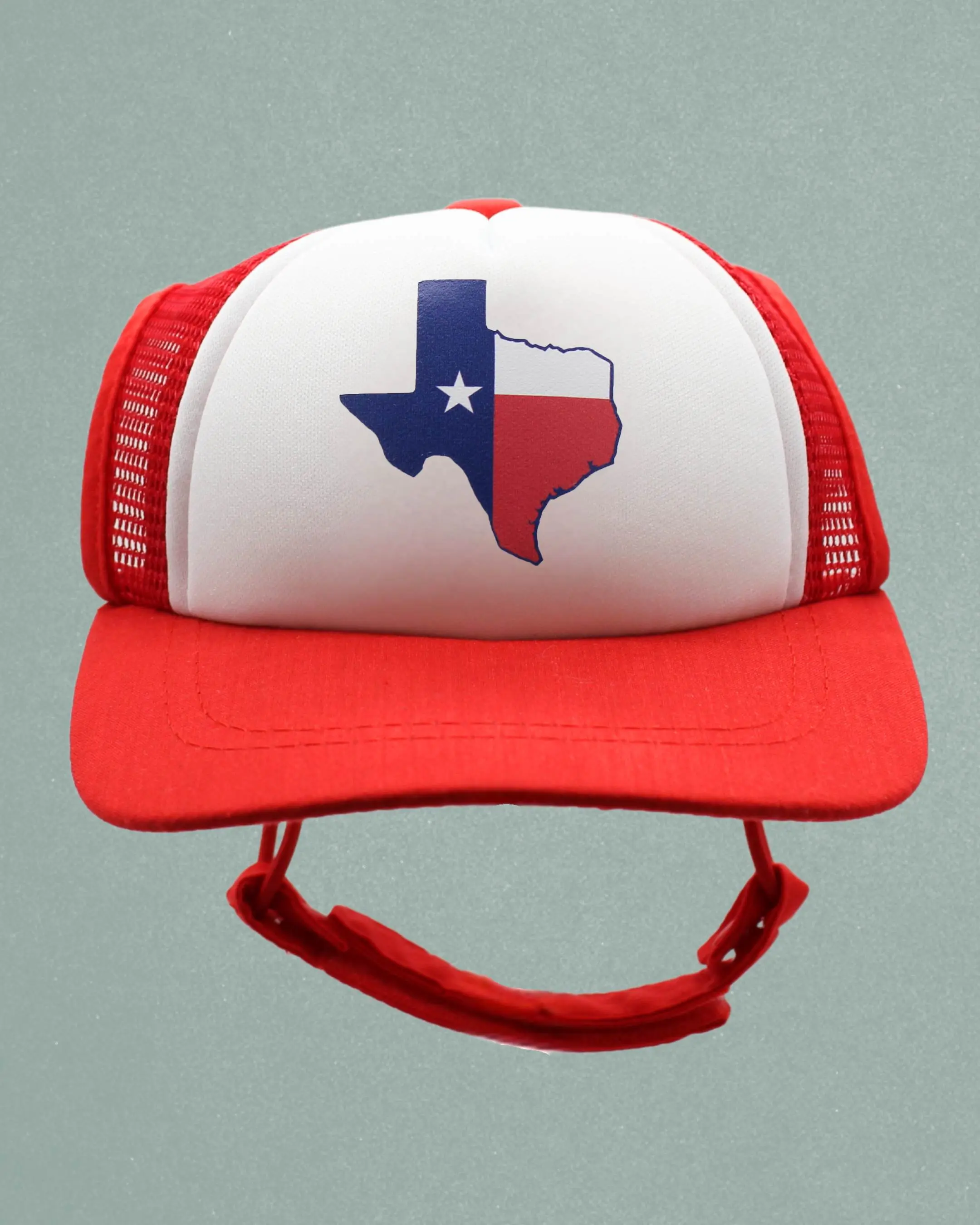 PupLid Texas Flag Design Dog Trucker Hat - All Seasons Breathable Fit