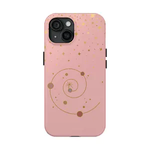 Pink Galaxy Phone Case - Compatible with iPhone 15, Lightweight Design, Durable Material, Ideal for Everyday Use casetify case Protective Smartphone Cover