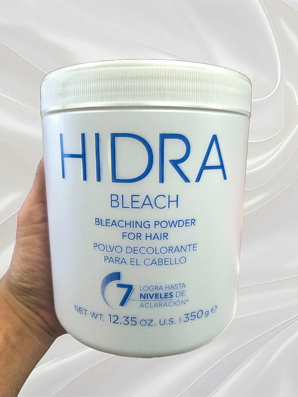 HIDRA Professional Hair Bleach Powder - Lightener Lifts up to 7 Levels for Salon-Quality Results, 12.35oz Haircare Coloring Product, Hair Coloring Products, Color Correction