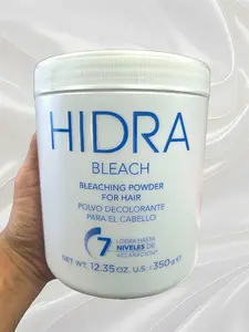 Hidra Bleach Hair Color Powder - 7 Levels Bleaching Solution 12.35oz for Hair Enthusiasts - Effective Versatile Hair Care Product