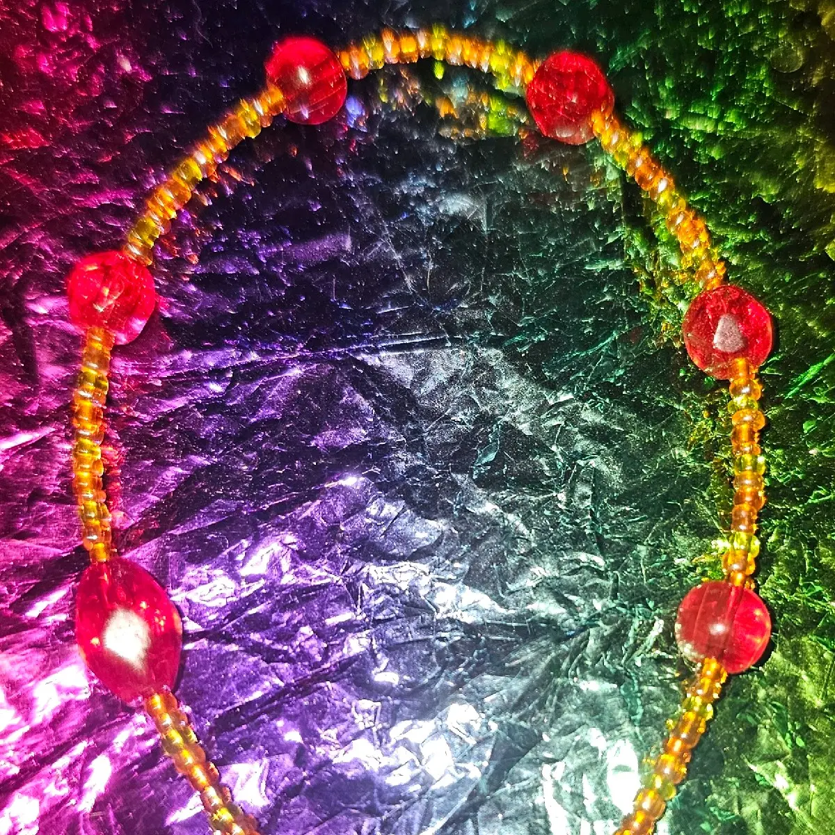 Plastic Bead Bracelet Daily
