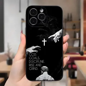 Discipline Bible Verses Proverbs 12:1 Christian Phone Case for iPhone 17 16 11 15 14 13 12 Pro Max Air Plus Case Black Phone Cases Birthday Christmas Gifts for Men Boys Christian Gifts for Men