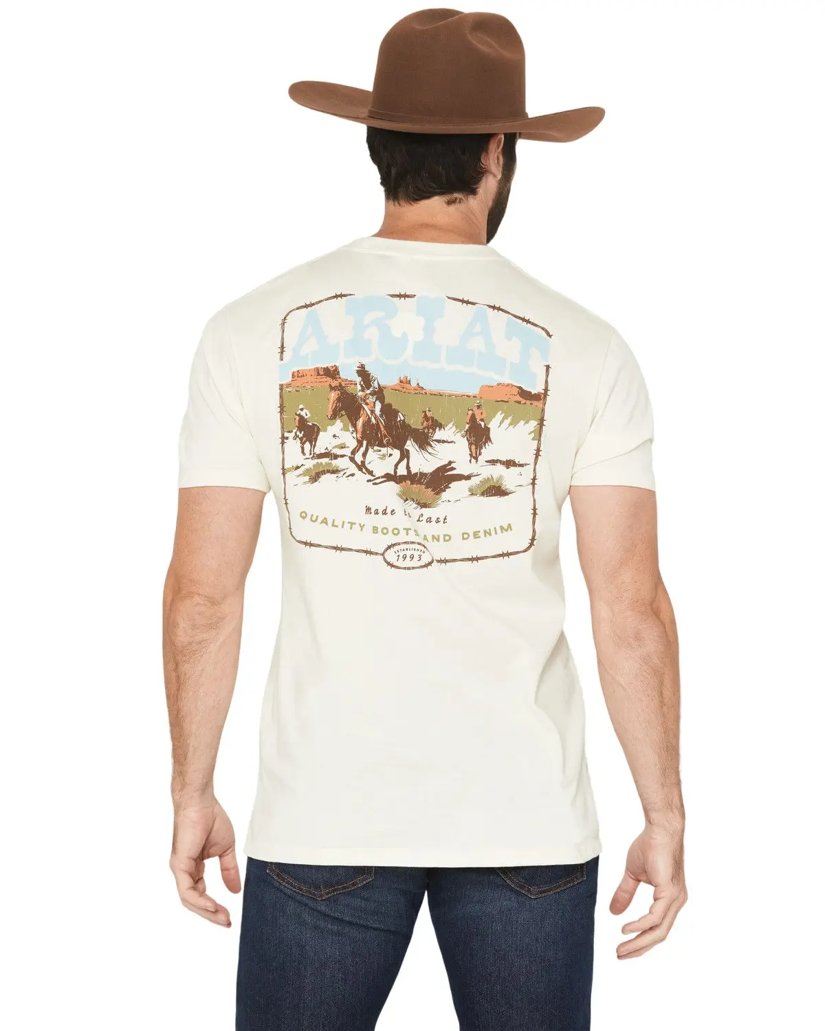Ariat Men's Men'S Pulp Western Short Sleeve Graphic T-Shirt - 10065901