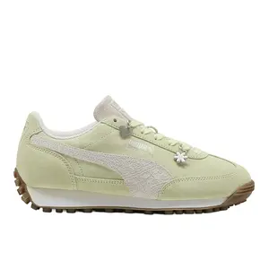 PUMA Womens Easy Rider Embroidery Lace Up Sneakers Shoes Casual - Green