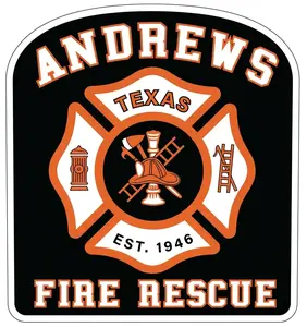 Andrews Fire Rescue Orange Window or Helmet Decal