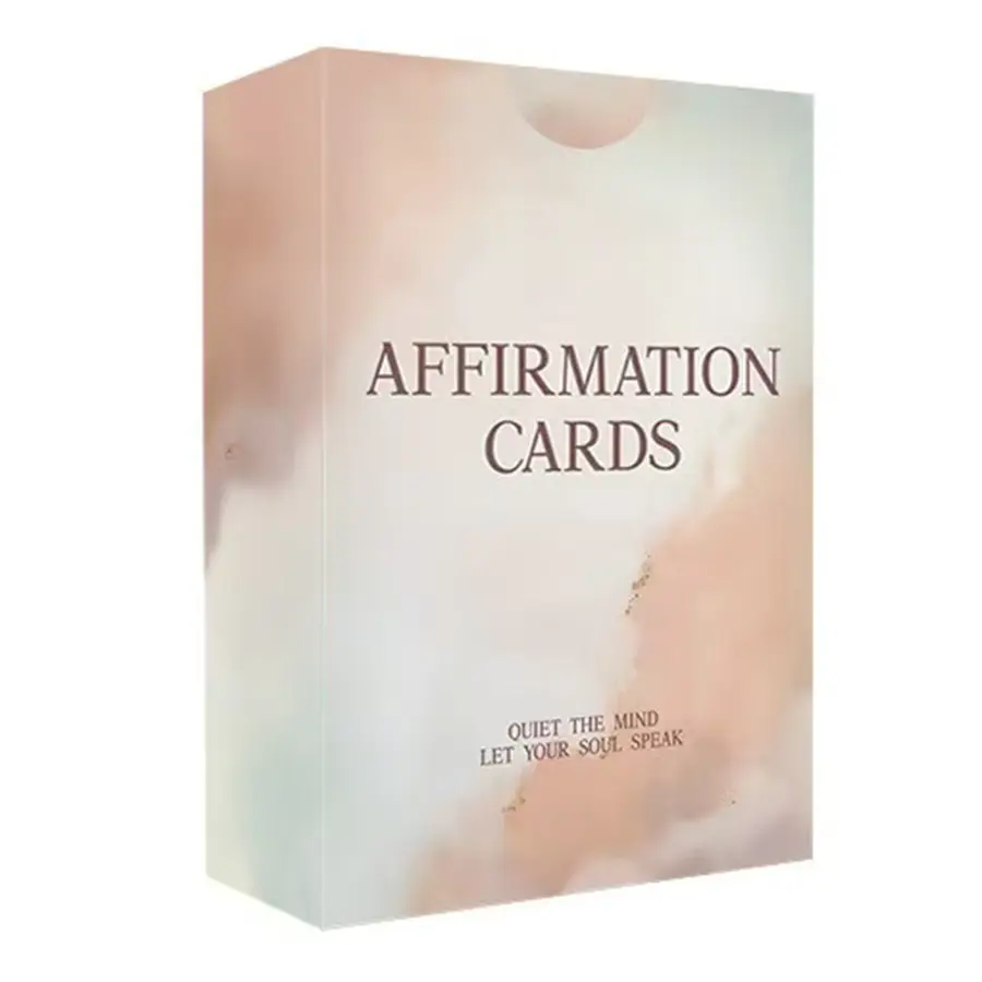 Affirmation Cards Set, Mindfulness Self-Affirming & Inspirational Cards, High-Quality Tabletop Card Game, Perfect Gift for Valentines & New Years, Affirmations Card Decks